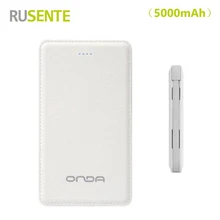 High quality Outdoor Power Bank 5000mAh External Bateria charger Carrying Micro Charging Cable for Android Phone THL OnePlus