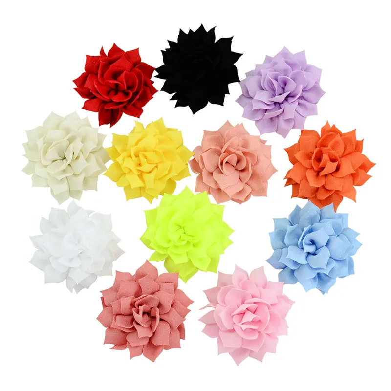 Approx 2.75" DIY Handmade Chiffon Flower Ornaments with Hairpin Women Headwear Hair Clips Girls Hair Accessories Hairclips
Approx 2.75" DIY Handmade Chiffon Flower Ornaments with Hairpin Women Headwear Hair Clips Girls Hair Accessories Hairclips
