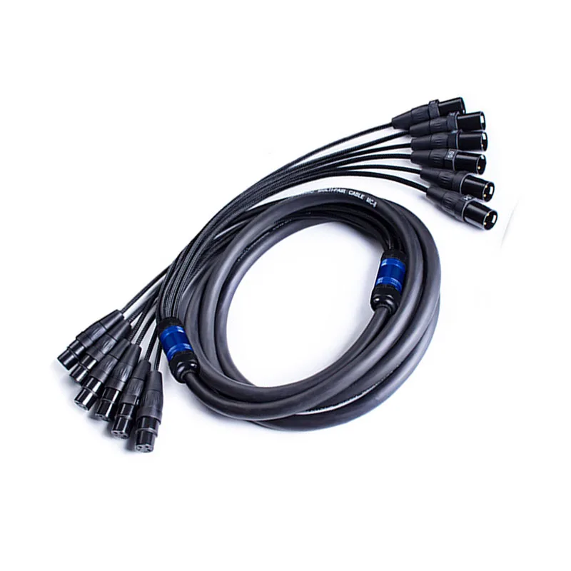 High quality 15FT 6 Channel 3 Pin XLR Snake Cable Male to Female Extension Audio Cord M/F
High quality 15FT 6 Channel 3 Pin XLR Snake Cable Male to Female Extension Audio Cord M/F
