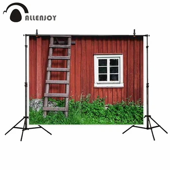 Allenjoy backdrops photo Red Finnish Wooden house stairs window outside new background photocall customize photo printed
Allenjoy backdrops photo Red Finnish Wooden house stairs window outside new background photocall customize photo printed