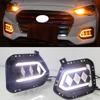 Car Flashing 1pair LED Car For Hyundai IX35 2018 2019 Daytime Running Light 12V DRL LED Fog Lamp with yellow signal night blue
Car Flashing 1pair LED Car For Hyundai IX35 2018 2019 Daytime Running Light 12V DRL LED Fog Lamp with yellow signal night blue