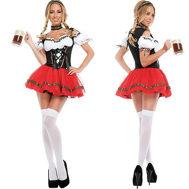 On Sale Women Sexy Bar Maid Beer Girl German Bavarian Oktoberfest Festival Fancy Dress Cosplay Clothing Halloween Costume
On Sale Women Sexy Bar Maid Beer Girl German Bavarian Oktoberfest Festival Fancy Dress Cosplay Clothing Halloween Costume