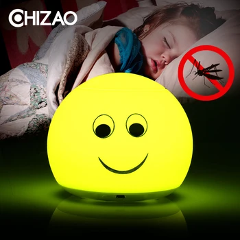 CHIZAO Soft Silicone Breathing LED Night Light 3 Modes Mosquito repellent lamp USB Charging or Battery Children Animal Lamp
CHIZAO Soft Silicone Breathing LED Night Light 3 Modes Mosquito repellent lamp USB Charging or Battery Children Animal Lamp