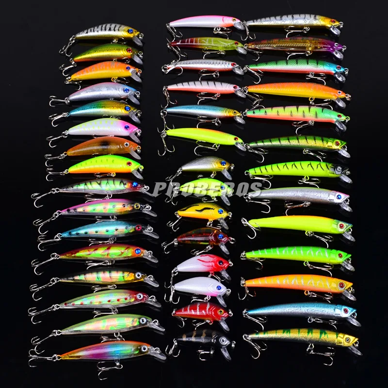 43pcs/set mixed Fishing Lure Set 53 Catfish Minnow Fishing Tackle Artificial Fish Popper Plastic Hard Bait Supplies
43pcs/set mixed Fishing Lure Set 53 Catfish Minnow Fishing Tackle Artificial Fish Popper Plastic Hard Bait Supplies