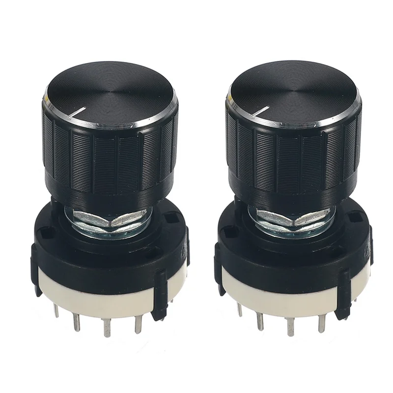 2pcs RS26 4 Pole 3 Position Selectable Band Rotary Channel Selector Switch Single Deck Rotary Switch Band Selector +2pcs Knob
2pcs RS26 4 Pole 3 Position Selectable Band Rotary Channel Selector Switch Single Deck Rotary Switch Band Selector +2pcs Knob