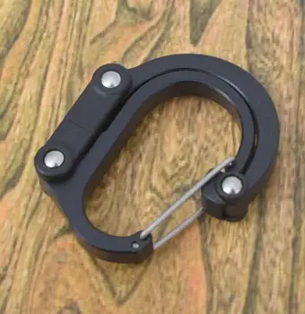 Hot Sell D-type aluminum alloy carabiner multi-function hang buckle outdoor travel casual fast hanging safety hook
Hot Sell D-type aluminum alloy carabiner multi-function hang buckle outdoor travel casual fast hanging safety hook