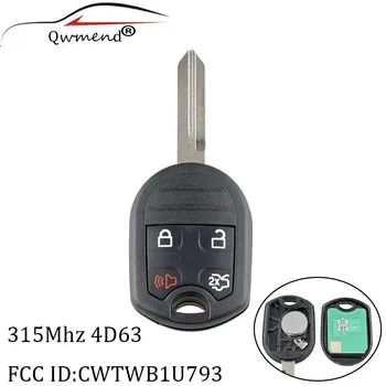 QWMEND 4Buttons Remote Car key For Ford CWTWB1U793 315Mhz 4D63 CHip For Ford Edge Escape Expedition Explorer Car keys
QWMEND 4Buttons Remote Car key For Ford CWTWB1U793 315Mhz 4D63 CHip For Ford Edge Escape Expedition Explorer Car keys