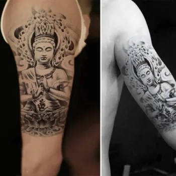 New hot sales High Quality Cool Buddha buddhism Tattoo body art Waterproof Temporary fake Tattoo arm Stickers makeup men boy 97
New hot sales High Quality Cool Buddha buddhism Tattoo body art Waterproof Temporary fake Tattoo arm Stickers makeup men boy 97