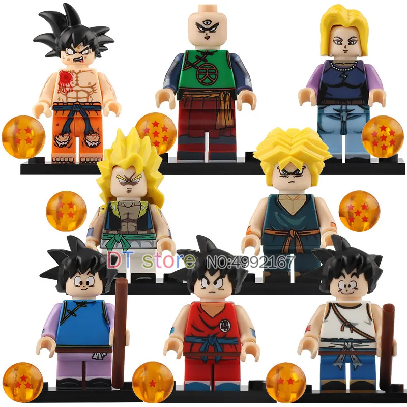50Pcs/Lot Legoing Dragon Ball Goku Son Goten Gotenks Trunks Tien Shinhan Building Blocks Toys For Children Gift PG8166
50Pcs/Lot Legoing Dragon Ball Goku Son Goten Gotenks Trunks Tien Shinhan Building Blocks Toys For Children Gift PG8166