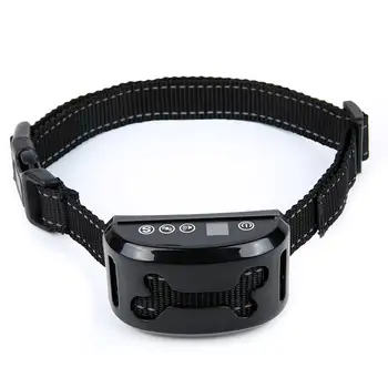 

Rechargeable Waterproof Anti Bark Collar Puppy Adjustable 7 Sensitivity Levels Vibration Stop Barking Pets Dog Training Collars