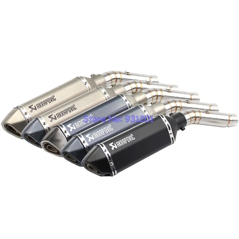 Motorcycle Slip On for Honda CBR400 CBR500 CB500R CB400X CB500X System Connect Mid Link Pipe with Akrapovic Exhaust Pipe Muffler
Motorcycle Slip On for Honda CBR400 CBR500 CB500R CB400X CB500X System Connect Mid Link Pipe with Akrapovic Exhaust Pipe Muffler