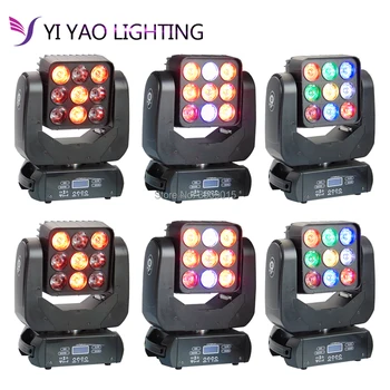 6pcs/lot LED Mini beam 9X12W RGBW Moving Heads DMX DJ Nightclub Stage Lighting
6pcs/lot LED Mini beam 9X12W RGBW Moving Heads DMX DJ Nightclub Stage Lighting