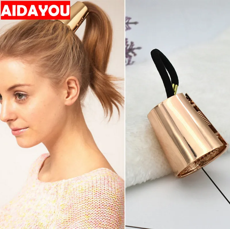 Womens Hair Metal Ponytail buckle Round Scrunchy High-grade Simple Smooth Hair Jewelry acc618B
Womens Hair Metal Ponytail buckle Round Scrunchy High-grade Simple Smooth Hair Jewelry acc618B