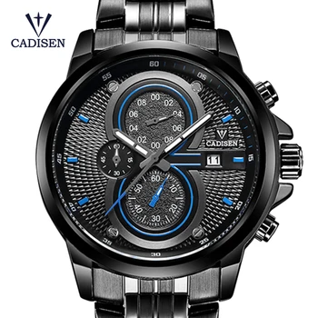 2019 New CADISEN Brand Men's Watch Sport Military Quartz Men Wristwatches Waterproof Stainless Steel Watch Box Relogio Masculino
2019 New CADISEN Brand Men's Watch Sport Military Quartz Men Wristwatches Waterproof Stainless Steel Watch Box Relogio Masculino