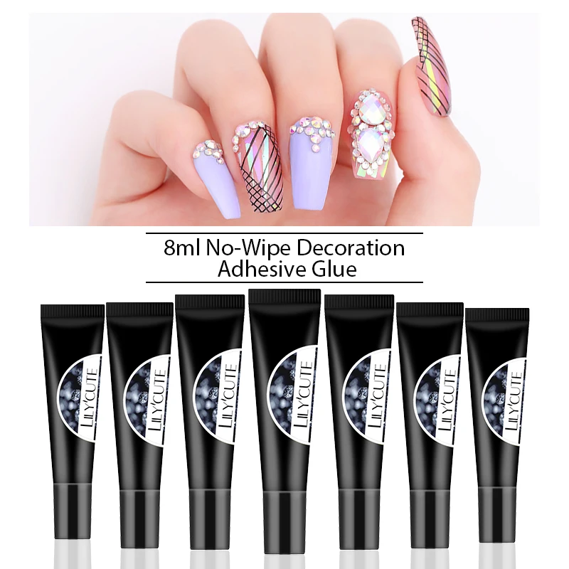 LILYCUTE 8ml No-Wipe Adhesive Glue Long Lasting Extruded Design Clear 3D Nail Rhinestones Nail Art Decorations Tools
LILYCUTE 8ml No-Wipe Adhesive Glue Long Lasting Extruded Design Clear 3D Nail Rhinestones Nail Art Decorations Tools