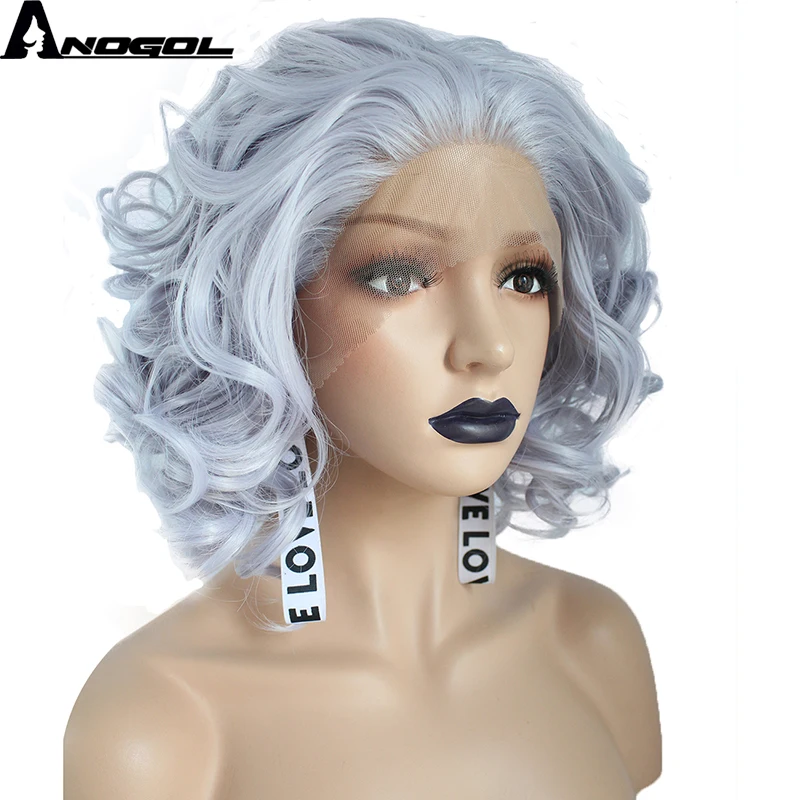 Anogol High Temperature Fiber Peruca Perruque Short Deep Wave Bob Purple Full Wigs Synthetic Lace Front Wig For Women Cosplay
Anogol High Temperature Fiber Peruca Perruque Short Deep Wave Bob Purple Full Wigs Synthetic Lace Front Wig For Women Cosplay