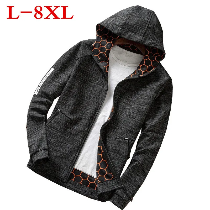 Enlarging code Spring and autumn big Plus size 2018 NEW 8XL 7XL 6XL Men hooded casual Jacket spring Men Coat Trend Brand fashion
Enlarging code Spring and autumn big Plus size 2018 NEW 8XL 7XL 6XL Men hooded casual Jacket spring Men Coat Trend Brand fashion