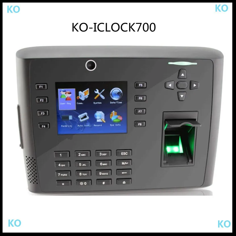 TCP/IP Linux system 3.5inch 8000 users fingerprint time attendance iclock700 with camera
TCP/IP Linux system 3.5inch 8000 users fingerprint time attendance iclock700 with camera
