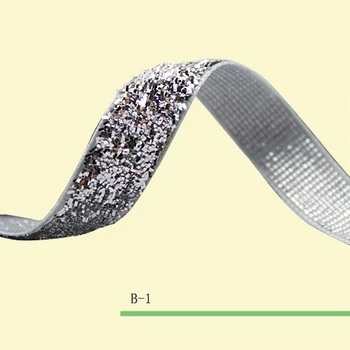 1-1/2" Glitter/Sparkle Velvet Ribbon Silver Metallic Velvet Ribbon Headband Ribbon 
1-1/2" Glitter/Sparkle Velvet Ribbon Silver Metallic Velvet Ribbon Headband Ribbon