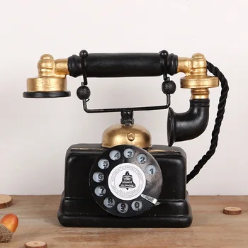 Vintage Telephone Model Resin Home Decoration Accessories Phone Ornaments Creative Gift Shop Bar Decor Craft Figurines Antique
Vintage Telephone Model Resin Home Decoration Accessories Phone Ornaments Creative Gift Shop Bar Decor Craft Figurines Antique