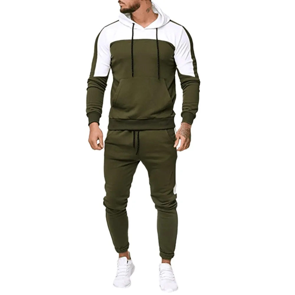 Men's Autumn Patchwork Sweatshirt Tops Pants Sets Sports Suit Tracksuit men clothes set ensemble homme 2 pieces
Men's Autumn Patchwork Sweatshirt Tops Pants Sets Sports Suit Tracksuit men clothes set ensemble homme 2 pieces