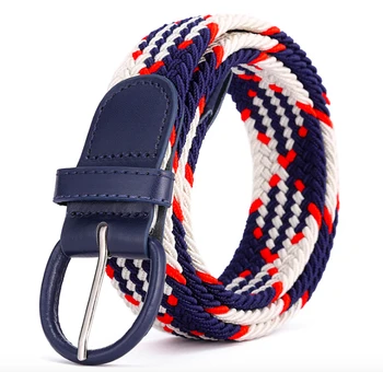 High Quality Fashion Mens Womens Elastic Canvas Plain Webbing Metal Buckle Woven Stretch Waist Belt Handmade Military Color
High Quality Fashion Mens Womens Elastic Canvas Plain Webbing Metal Buckle Woven Stretch Waist Belt Handmade Military Color