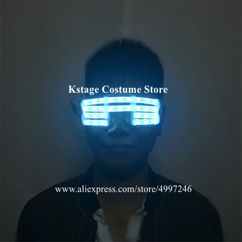 KS72 Disco dj dance wears led glasses party luminous wears stage led costumes perform glowing glass colorful light glasses props
KS72 Disco dj dance wears led glasses party luminous wears stage led costumes perform glowing glass colorful light glasses props