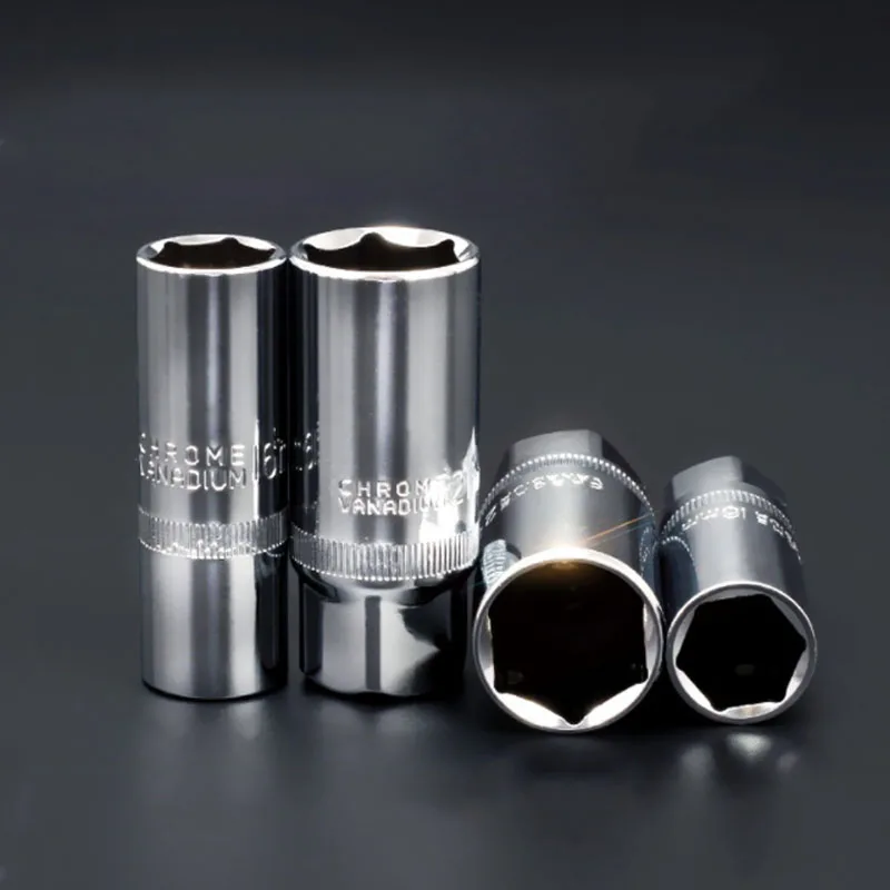 1/2" 3/8" 16mm 21mm Spark Plug Socket Wrench Head Hand Tools CR-V Universal Inner Hexagon Spanner Allen Head Auto Repair Tool
1/2" 3/8" 16mm 21mm Spark Plug Socket Wrench Head Hand Tools CR-V Universal Inner Hexagon Spanner Allen Head Auto Repair Tool