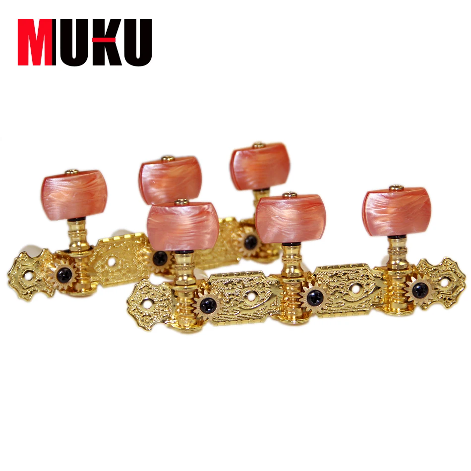 MUKU AOS-020B2P Classic Guitar Machine Head Tuning Pegs / Guitar Accessories 2pcs/set
MUKU AOS-020B2P Classic Guitar Machine Head Tuning Pegs / Guitar Accessories 2pcs/set