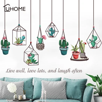 Cactus Bonsai Potted Flower Succulents Plants Wall Stickers for Kids Room Decorative Home Decor Kitchen Window Living Room Decal
Cactus Bonsai Potted Flower Succulents Plants Wall Stickers for Kids Room Decorative Home Decor Kitchen Window Living Room Decal