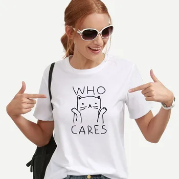 Who Cares Harajuku Kawaii Clothes Summer Tops for Women 2019 Short Sleeve Black White Pink Gray Yellow T Shirt
Who Cares Harajuku Kawaii Clothes Summer Tops for Women 2019 Short Sleeve Black White Pink Gray Yellow T Shirt