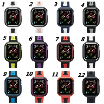 Sports silicone strap with cover case for apple watch series 5 4 3 2 1 soft watchbands for iwatch 38 40 42 44 MM Band Protector
Sports silicone strap with cover case for apple watch series 5 4 3 2 1 soft watchbands for iwatch 38 40 42 44 MM Band Protector