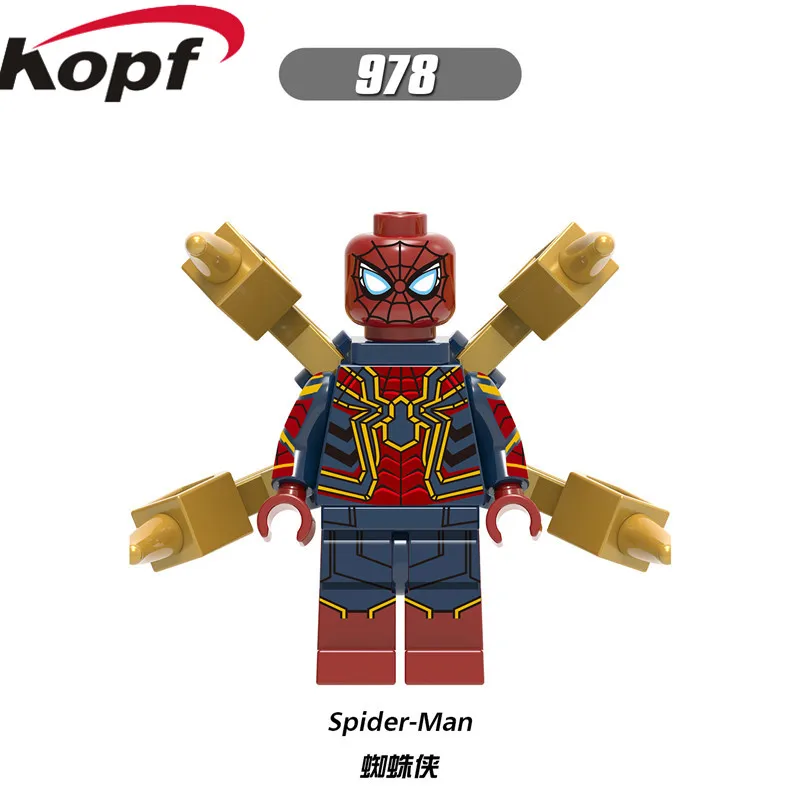 Single Sale Building Blocks Super Heroes Bricks Spider-Man Black Panther Stan Lee Vulture Brick Figures Toys For Children XH 978
Single Sale Building Blocks Super Heroes Bricks Spider-Man Black Panther Stan Lee Vulture Brick Figures Toys For Children XH 978
