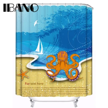 New Octopus Shower Curtain Polyester Waterproof Fabric 60x72" Quality Shower Curtain For The Bathroom With 12 Hooks
New Octopus Shower Curtain Polyester Waterproof Fabric 60x72" Quality Shower Curtain For The Bathroom With 12 Hooks