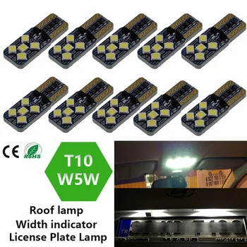10 pièces Auto T10 LED blanc froid 194 W5W LED 168 silice voiture Super lumineux tourner côté plaque d'immatriculation lampe 12V
10 pièces Auto T10 LED blanc froid 194 W5W LED 168 silice voiture Super lumineux tourner côté plaque d'immatriculation lampe 12V