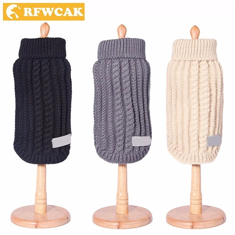 RFWCAK New Knitted Woolen Dog Sweater Dog Clothes Autumn Winter Warm High Collar Coat Jacket Puppy Chihuahua Pet Costume XXS-M
RFWCAK New Knitted Woolen Dog Sweater Dog Clothes Autumn Winter Warm High Collar Coat Jacket Puppy Chihuahua Pet Costume XXS-M