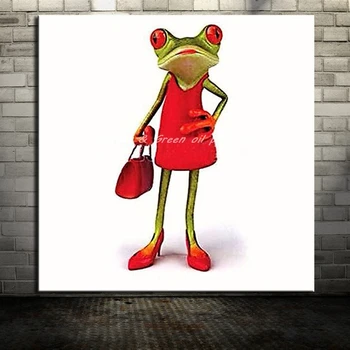 Arthyx Hand Painted Cartoon Oil Paintings On Canvas Abstract Animal Wall Art For Home Decoration Fashion Frog No Framed Pictures
Arthyx Hand Painted Cartoon Oil Paintings On Canvas Abstract Animal Wall Art For Home Decoration Fashion Frog No Framed Pictures