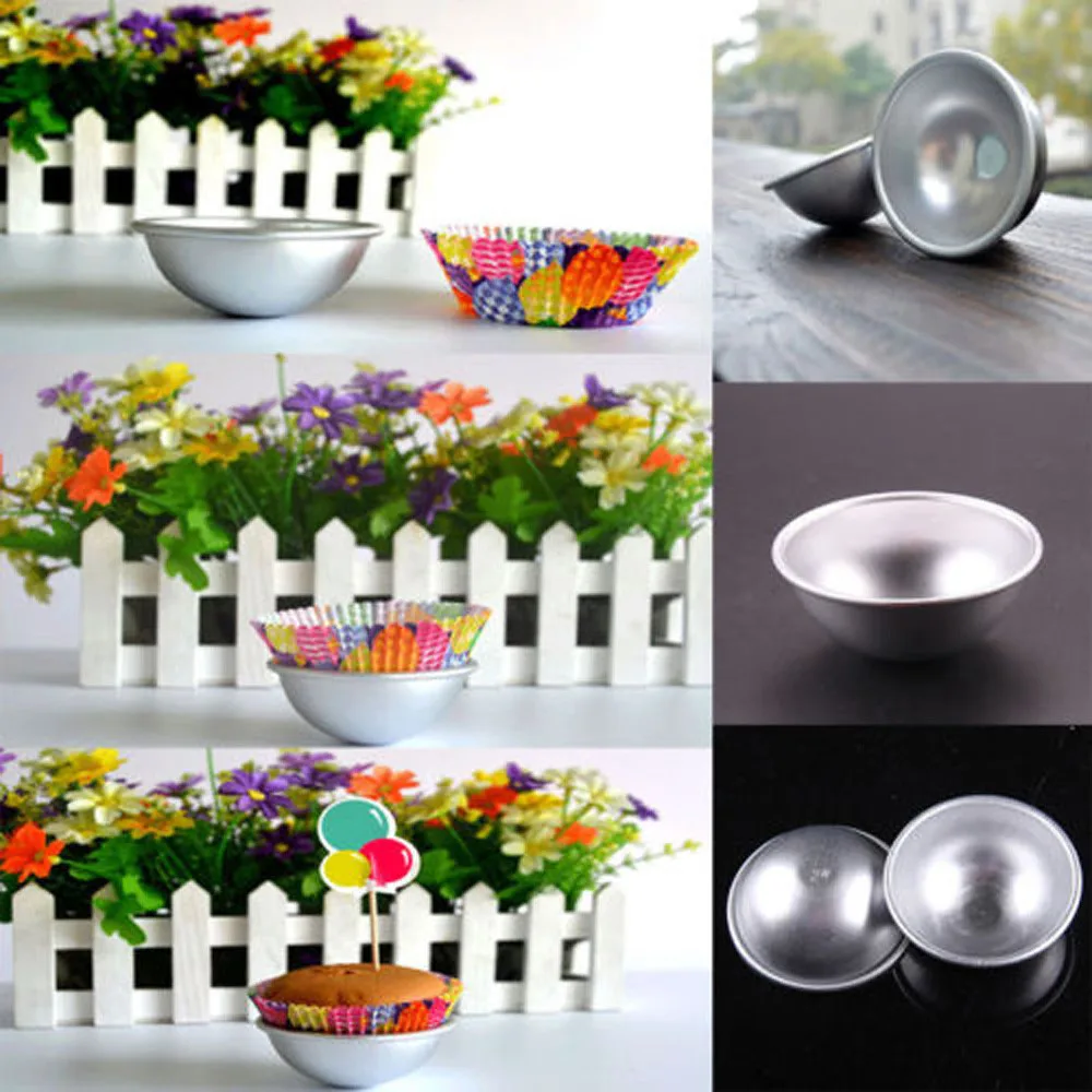 1Set Non-Stick Mould Aluminum Ellipsoid Cake Mold Bath Bomb Molds 2 Size New Arrival 3D Cake Mold Pan Baking Mold Pastry Tools
1Set Non-Stick Mould Aluminum Ellipsoid Cake Mold Bath Bomb Molds 2 Size New Arrival 3D Cake Mold Pan Baking Mold Pastry Tools