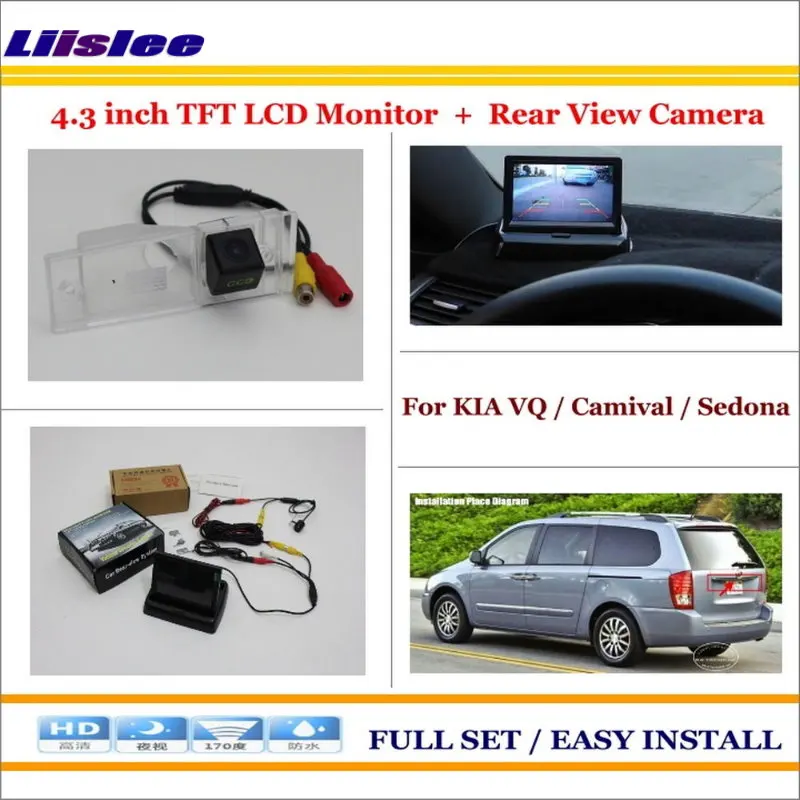 Auto Back UP Reverse Camera + 4.3" Color LCD Monitor = 2 in 1 Rearview Parking System - For KIA VQ / Camival / Sedona
Auto Back UP Reverse Camera + 4.3" Color LCD Monitor = 2 in 1 Rearview Parking System - For KIA VQ / Camival / Sedona