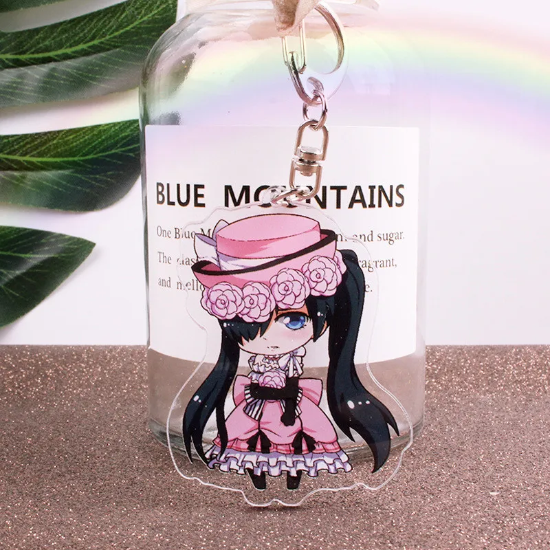 Anime Black Butler Keychains Fashion Japanese Cartoon Figure Sebastian Michaelis Acrylic Car Key Chains Holder Keyrings Jewelry
Anime Black Butler Keychains Fashion Japanese Cartoon Figure Sebastian Michaelis Acrylic Car Key Chains Holder Keyrings Jewelry