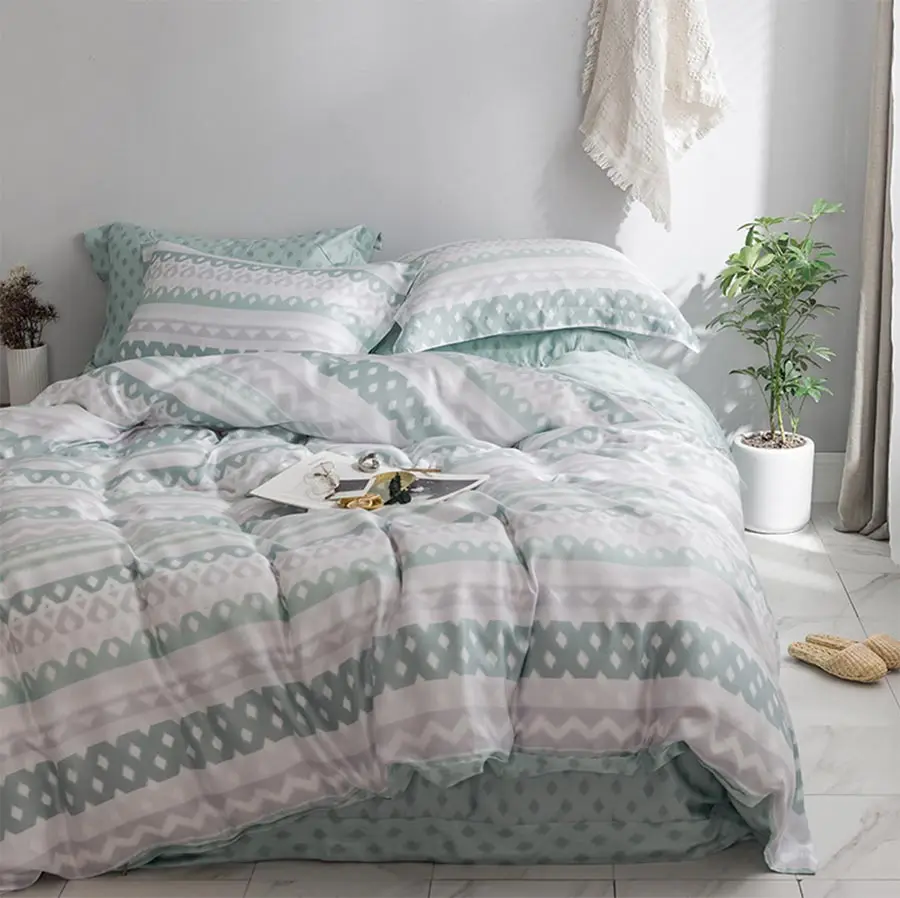 Modern Geometric Bedding Set Adult Teen Kid Child Full Queen King