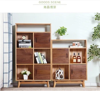 Bookcase Living Room cabinet Home Furniture oak solid wood bookshelf storage cabinet muebles de salon cajonera 78*30*106/123cm
Bookcase Living Room cabinet Home Furniture oak solid wood bookshelf storage cabinet muebles de salon cajonera 78*30*106/123cm