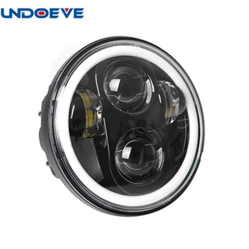 Motorcycle Sportster Iron 883 1200 Dyna Street Bo 5.75" Motorcycle H4 Hi Lo Beam 5 3/4" LED Headlight with Angel eyes Halo Ring
Motorcycle Sportster Iron 883 1200 Dyna Street Bo 5.75" Motorcycle H4 Hi Lo Beam 5 3/4" LED Headlight with Angel eyes Halo Ring
