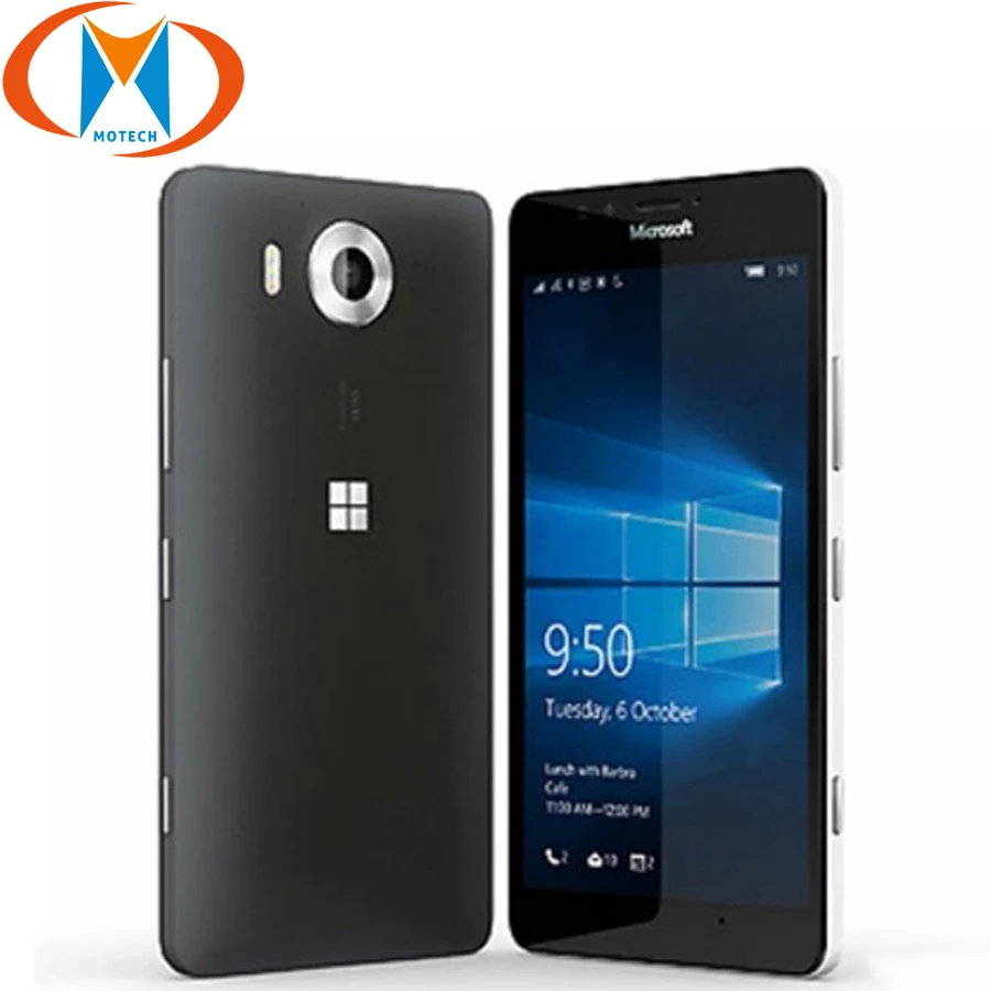Новый оригинальный смартфон Nokia Microsoft Lumia 950 Rm 1104 5 2 дюйма 3 ГБ 32 20 МП|Смартфоны| |