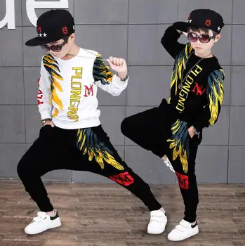 Fashion Set Kids Suit Boys 2019 Autumn Outfit Suits Hip Hop 2Piece Sets Unisex Cotton Red Blue Parkour Boy Clothing Letter Print
Fashion Set Kids Suit Boys 2019 Autumn Outfit Suits Hip Hop 2Piece Sets Unisex Cotton Red Blue Parkour Boy Clothing Letter Print