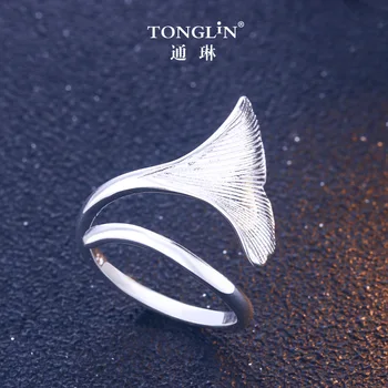Handmade Geometric Ginkgo Biloba s925 Sterling Silver Open Ring For Women Fine Lady Jewelry Accessories
Handmade Geometric Ginkgo Biloba s925 Sterling Silver Open Ring For Women Fine Lady Jewelry Accessories