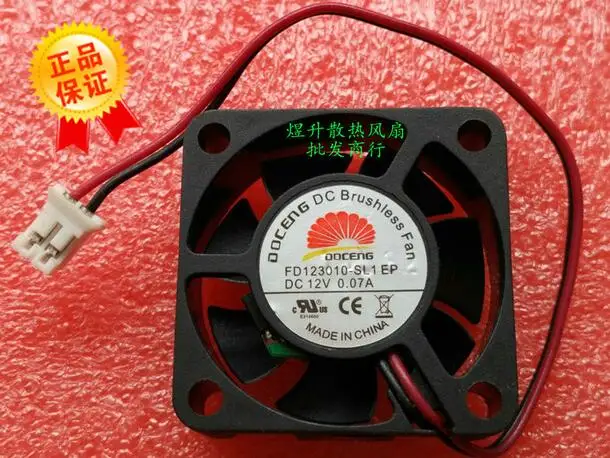 DOCENG FD123010-SL1 DC 12V 0.07A 30x30x10mm 2-проводной Вентилятор охлаждения сервера
DOCENG FD123010-SL1 DC 12V 0.07A 30x30x10mm 2-проводной Вентилятор охлаждения сервера
