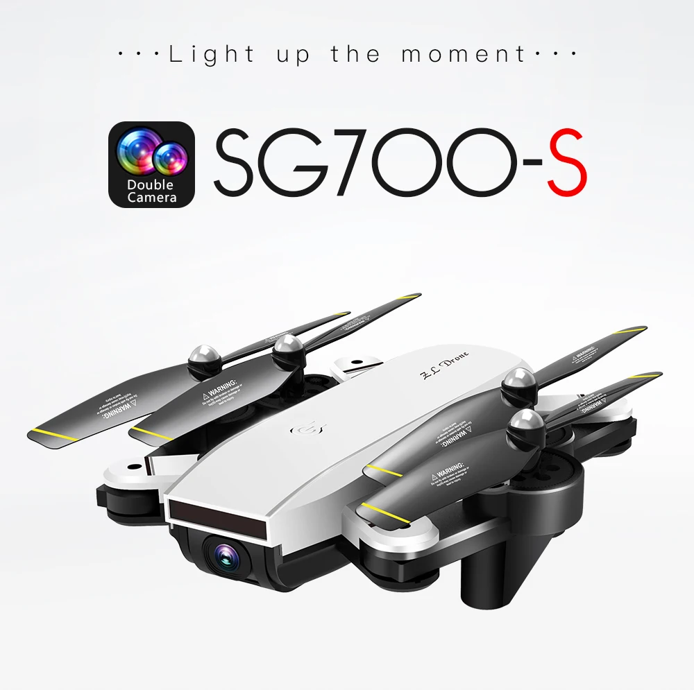 

SG700-S 4K Camera Drone With WIFI FPV Dual Camera Follow Me Hold Foldable 720P 1080p 4K HD RC Helicopter Quadcopter Toys
