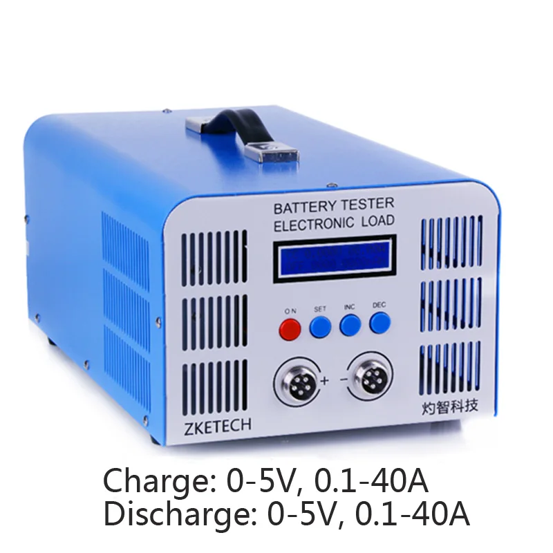 Large Current Lithium Battery Charge&Dischage Capacity Tester 5V 40A 40A Fe Battery Cyclic Tester Online Software EBC-A40L
Large Current Lithium Battery Charge&Dischage Capacity Tester 5V 40A 40A Fe Battery Cyclic Tester Online Software EBC-A40L