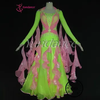 Pink Light Fluorescent Green Beautiful Ballroom Dance Dress Standard 2016 B-1194
Pink Light Fluorescent Green Beautiful Ballroom Dance Dress Standard 2016 B-1194